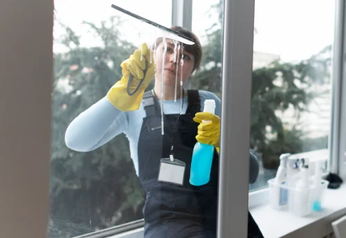 Nettoyage de vitres intérieures et extérieures à Vieuvicq